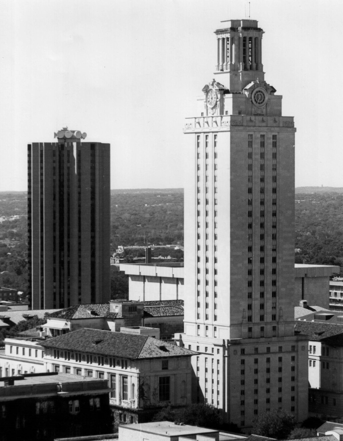 The Tower at the University of Texas at Austin, an iconic Austin landmark